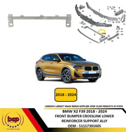 BMW X2 F39 2018 - 2024 FRONT BUMPER LOWER CROSSLINK REINFORCER CARRIER SUPPORT